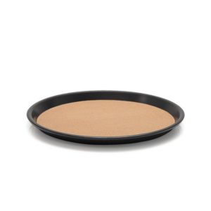 ROUND CORK SERVING TRAY