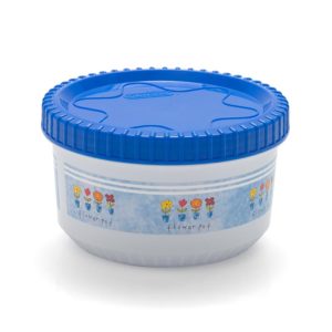 FLOWERED CEREAL CONTAINER