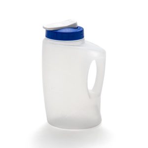 PLASTIC PITCHER WITH FLIP TOP LID