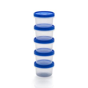 MICRO AIRTIGHT CONTAINERS #1, SET OF 5